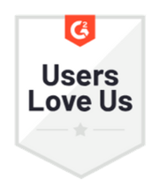 G2 Users Love Us badge