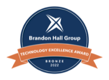 Brandon Hall Group Bronze award for excellence in technology, 2022